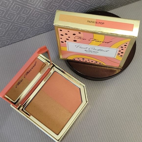 Too Faced Fruit Cocktail Blush Duo - Papaya Pop (Sold Out Online) - Picture 4 of 8